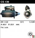 Большой выбор запчастей со склада. Стартер CS139