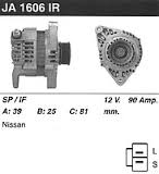 Поступление на склад запчастей. Генератор JA1606IR