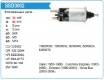 Новое поступление запчастей, интересная позиция - Втягивающее реле стартера SSD3002 для Clark (1985-1986) , Cummins Engines (1983-2006)