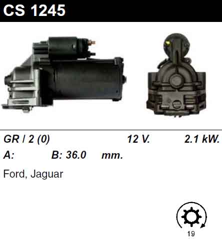 Поступил Стартер CS1245 (WAI) 