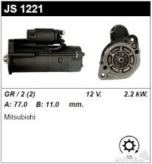 На склад поступили запчасти. Стартер JS1221